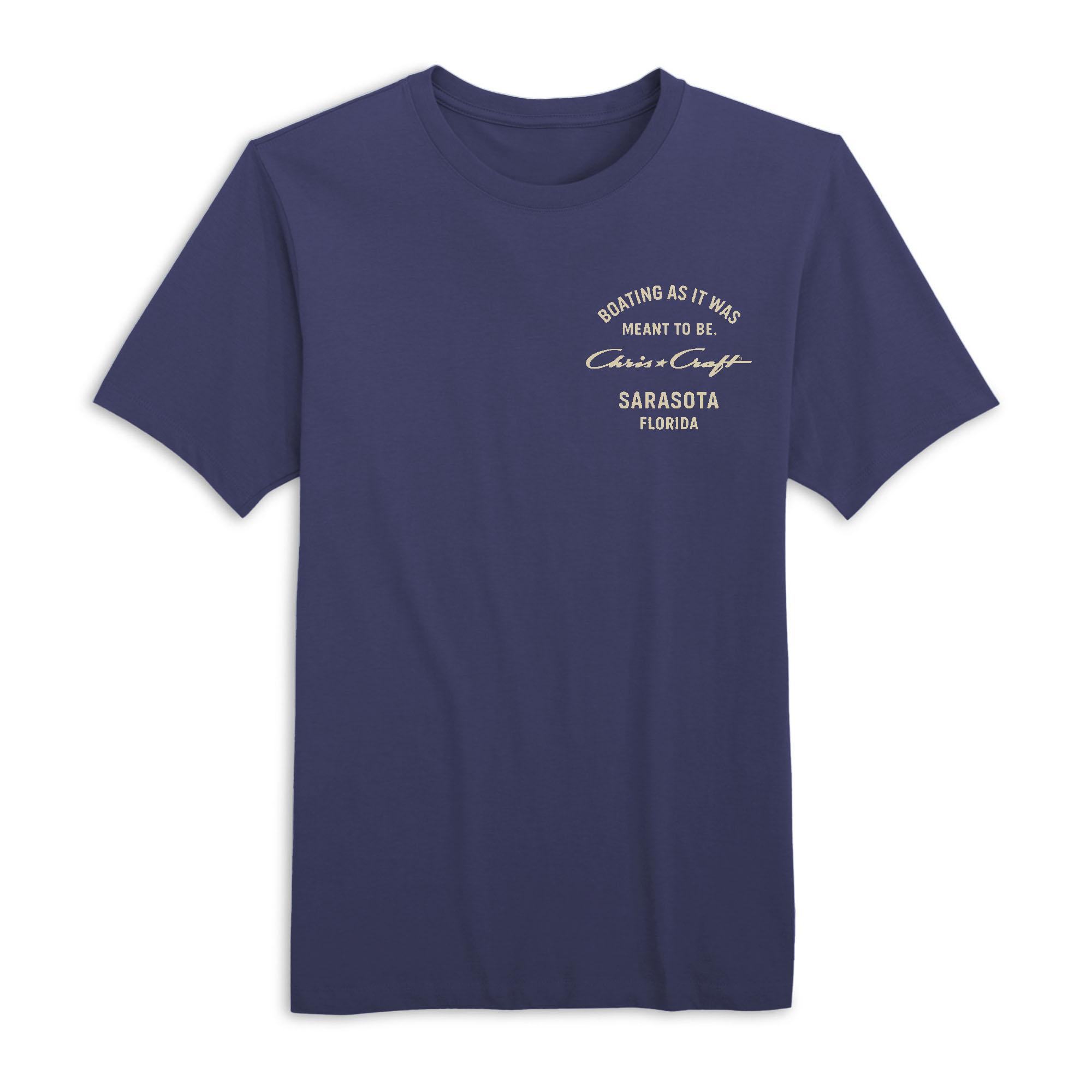 Mens Small Navy Style_T-Shirt