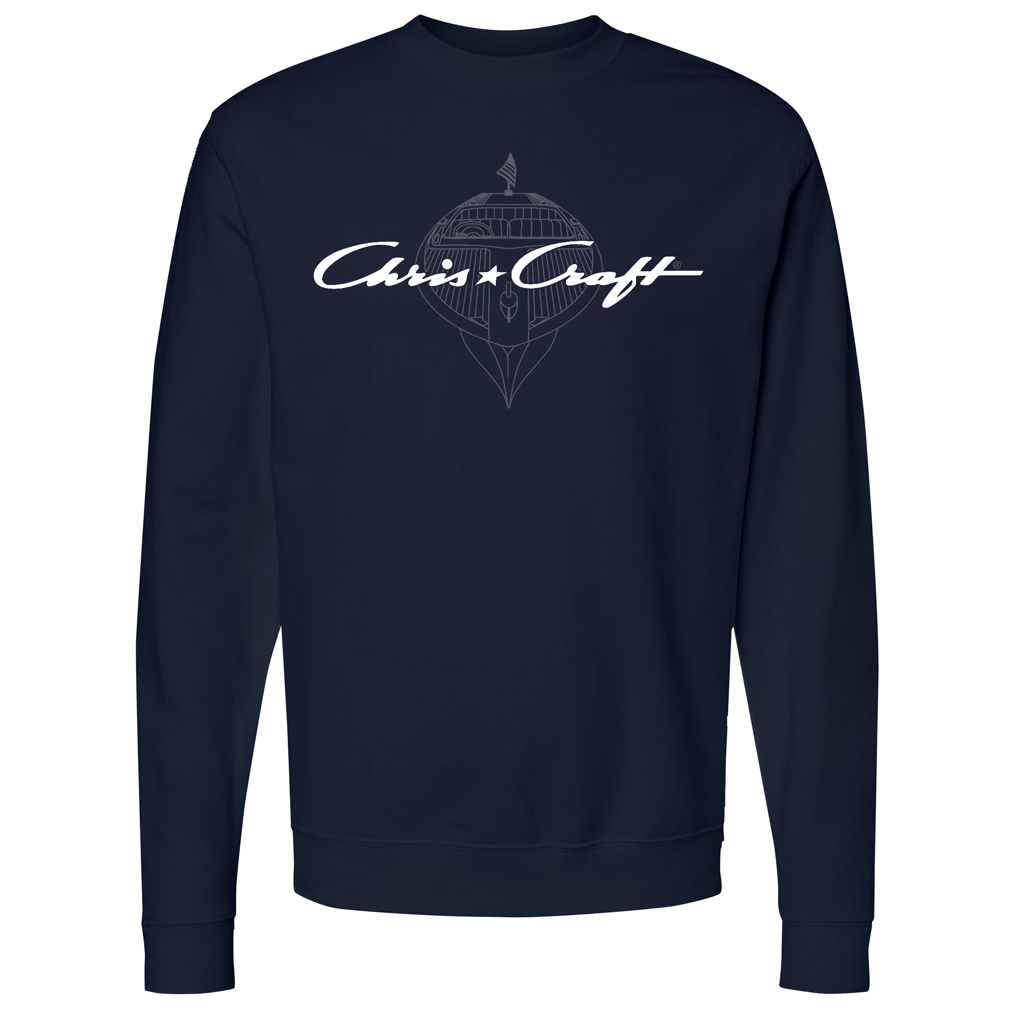 Mens 2X-Large Classic Navy Heather Style_Sweatshirt