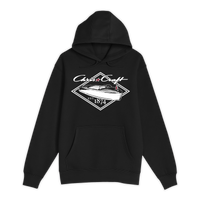 Unisex Small Black Pullover Hooded Sweatshirt