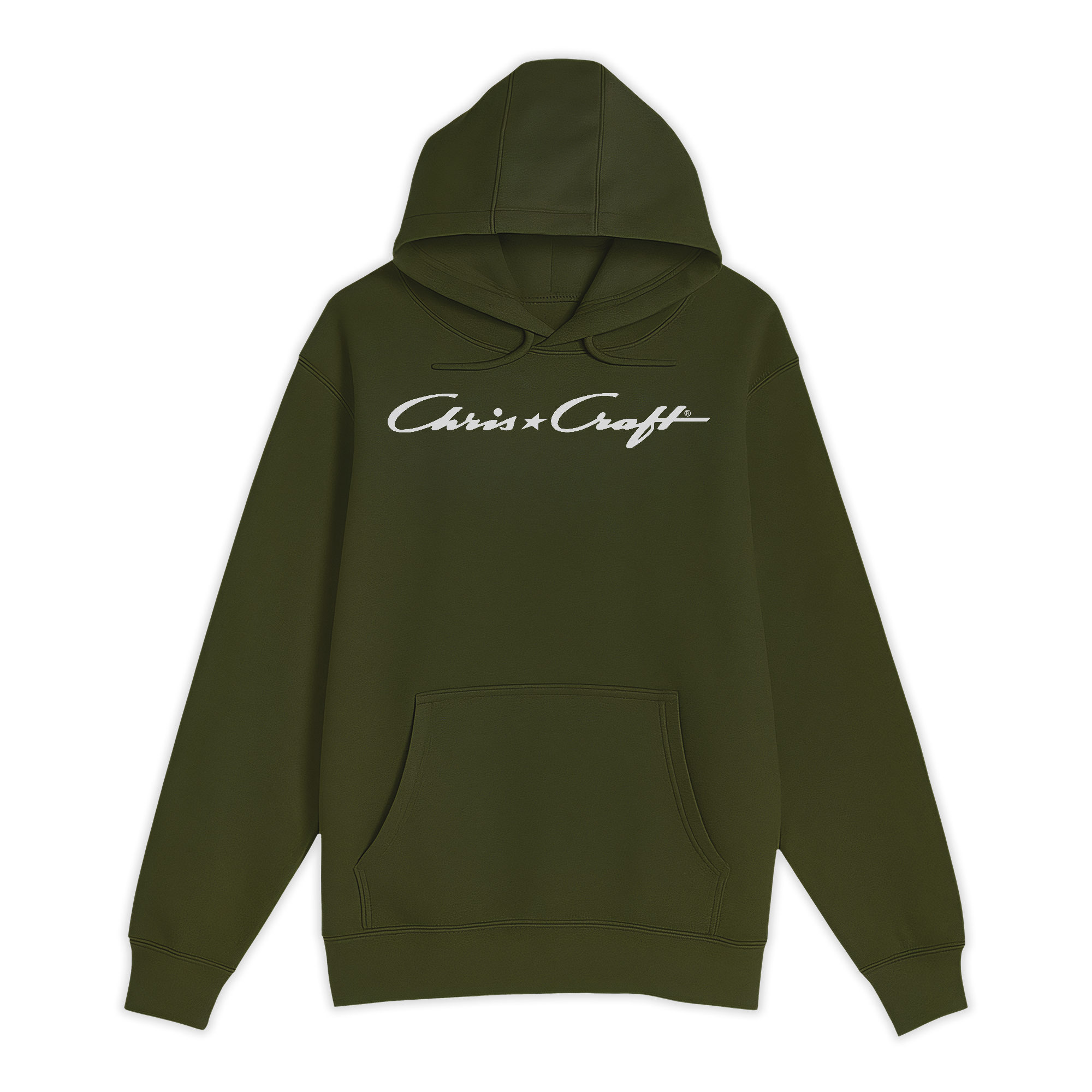 Unisex Small Army Pullover Hooded Sweatshirt