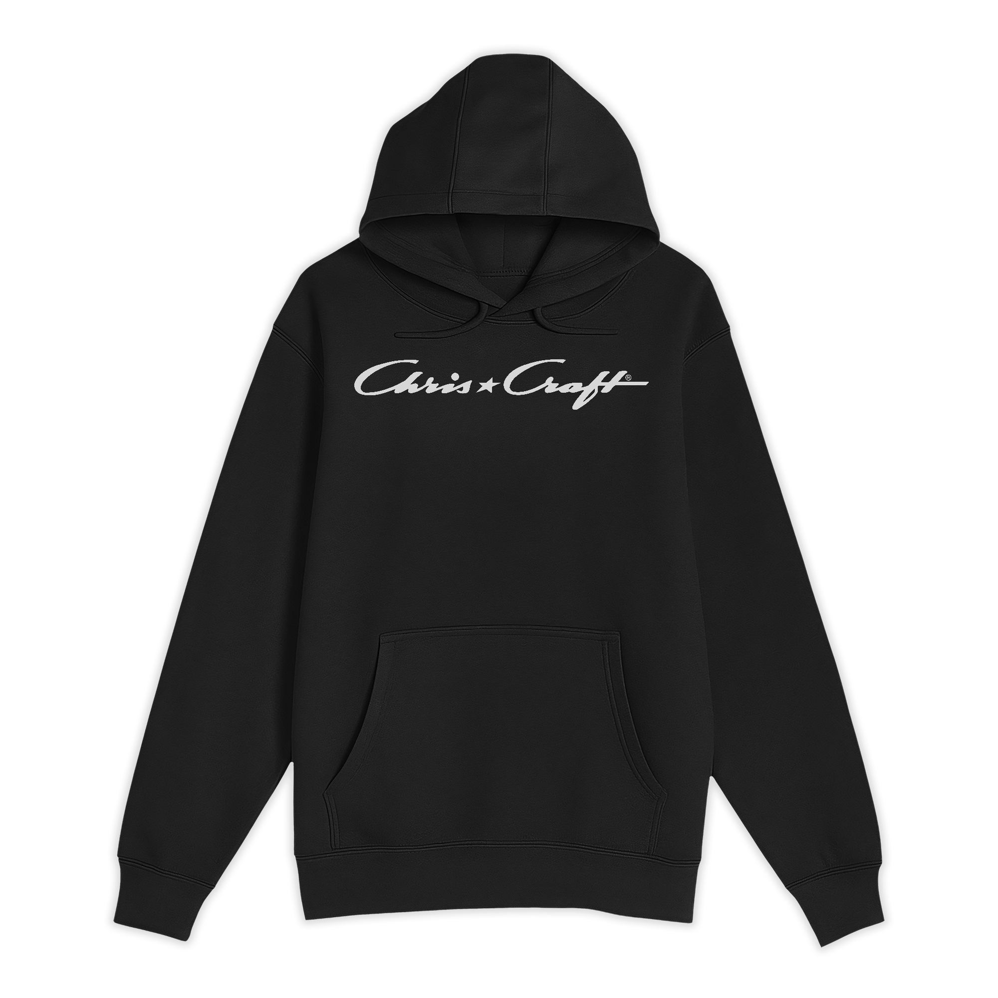 Unisex Small Black Pullover Hooded Sweatshirt