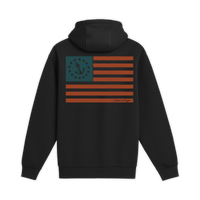 Unisex Medium Black Pullover Hooded Sweatshirt