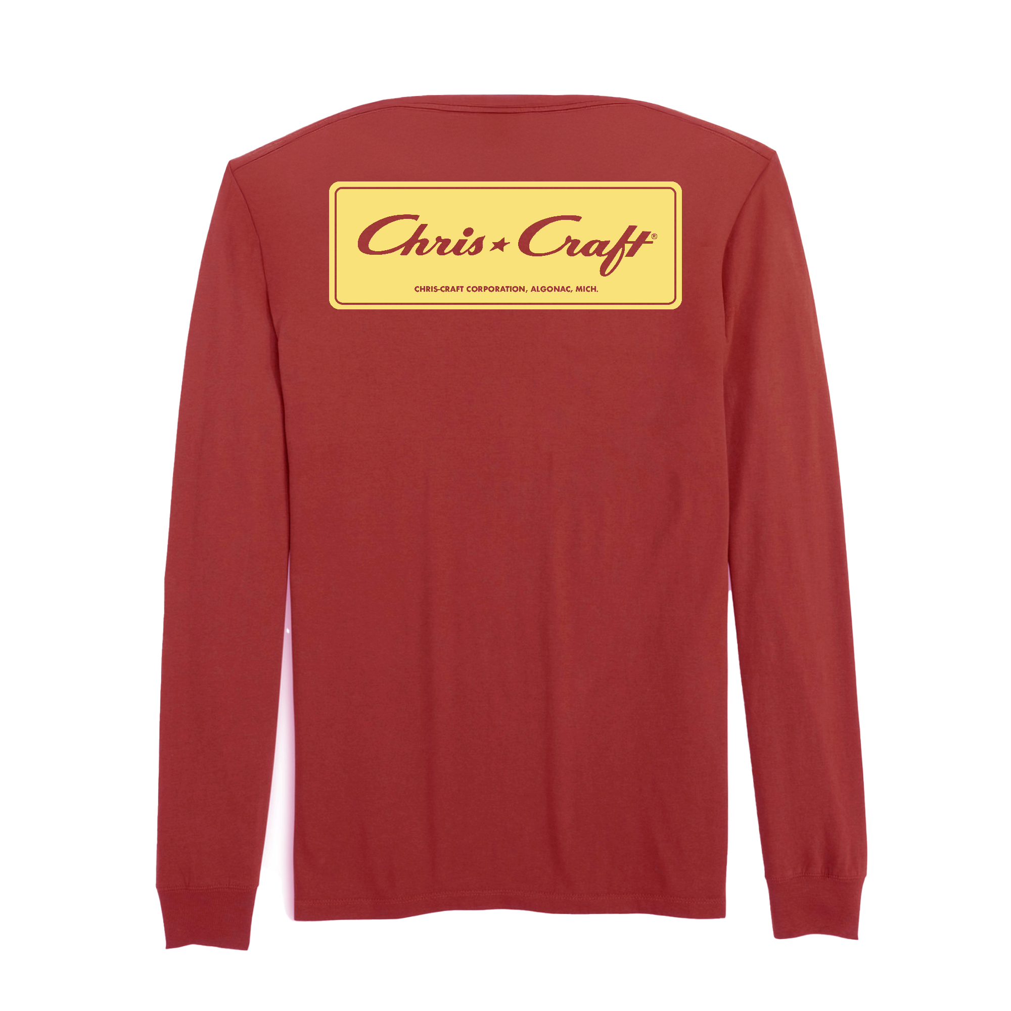 Mens Medium Cardinal Style_Long Sleeve