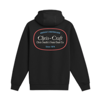 Unisex Medium Black Pullover Hooded Sweatshirt