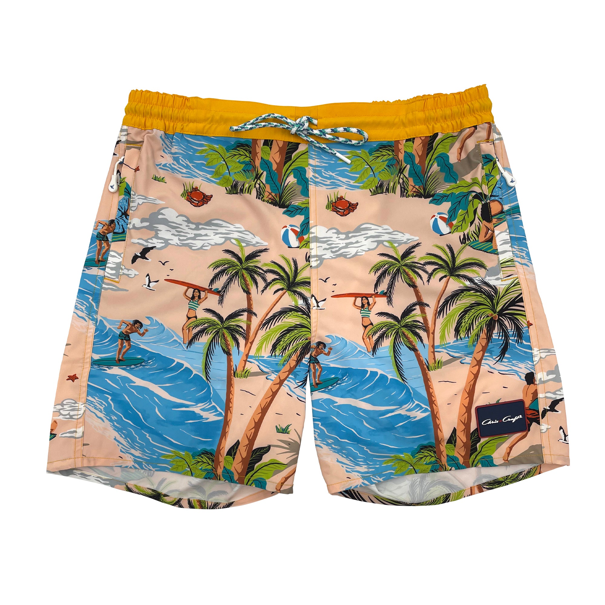 Chris-Craft x Live Kolibri Swim Trunks