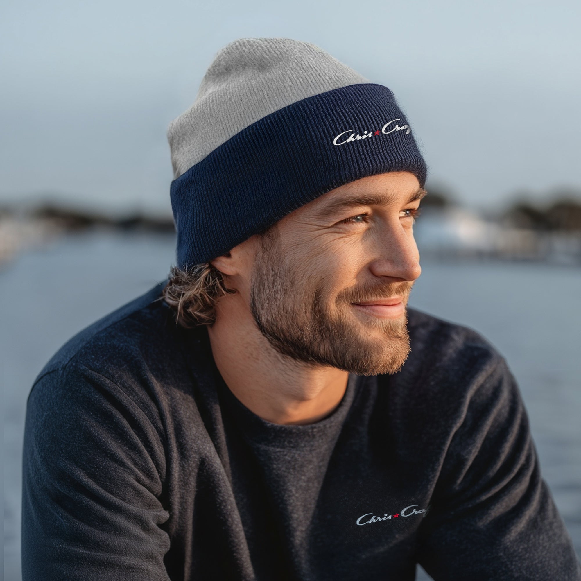Chris-Craft Two Tone Beanie
