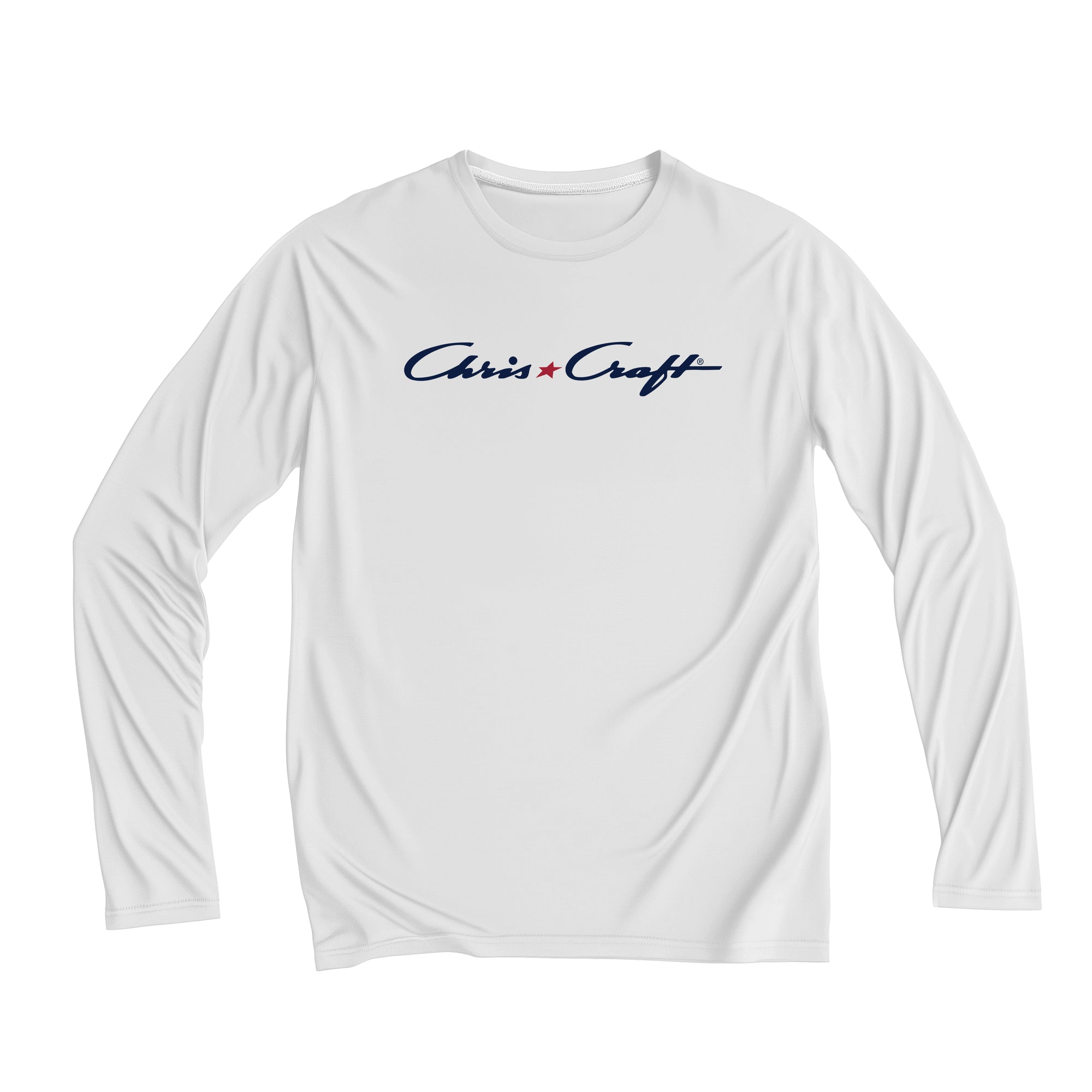 Logo White Long Sleeve UPF