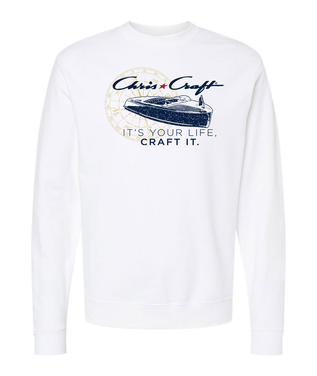 Chris Craft Craft It Men s Crewneck Sweatshirt