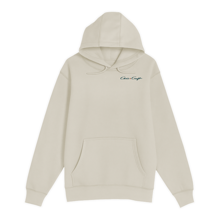 Unisex Small Natural Pullover Hooded Sweatshirt