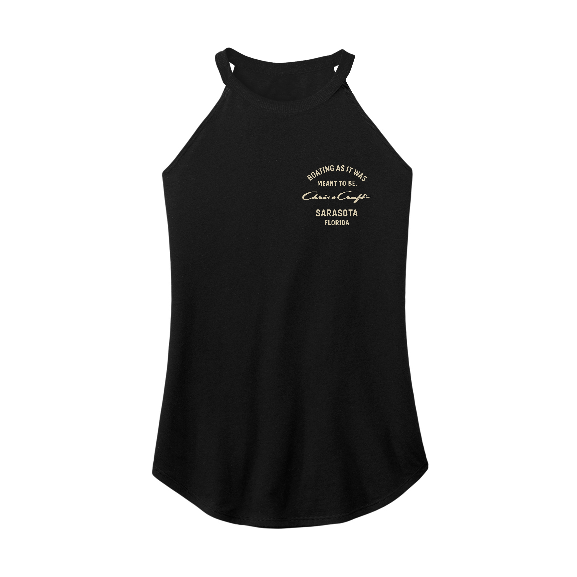 Womens X-Small Black Rocker Tank Top