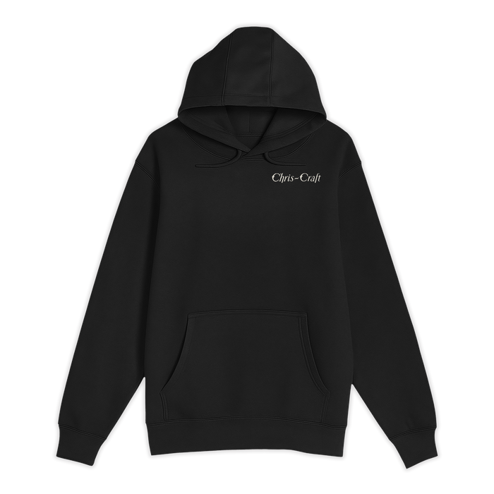 Unisex Small Black Pullover Hooded Sweatshirt