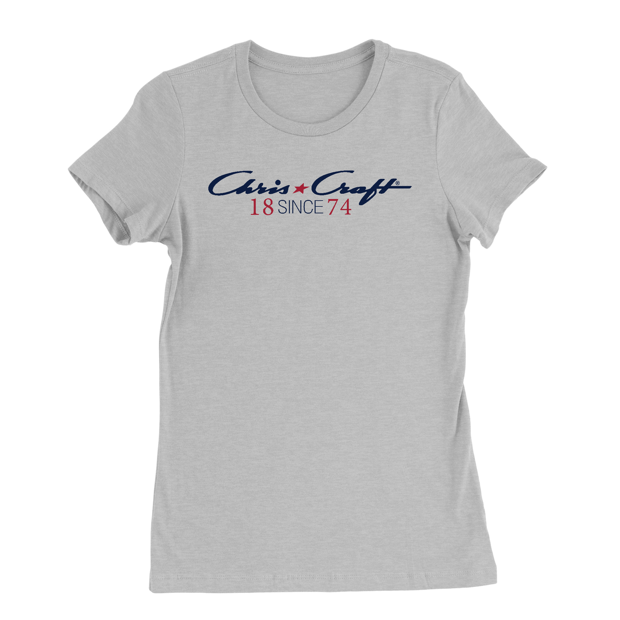 Womens Small Solid Athletic Grey Style_T-Shirt