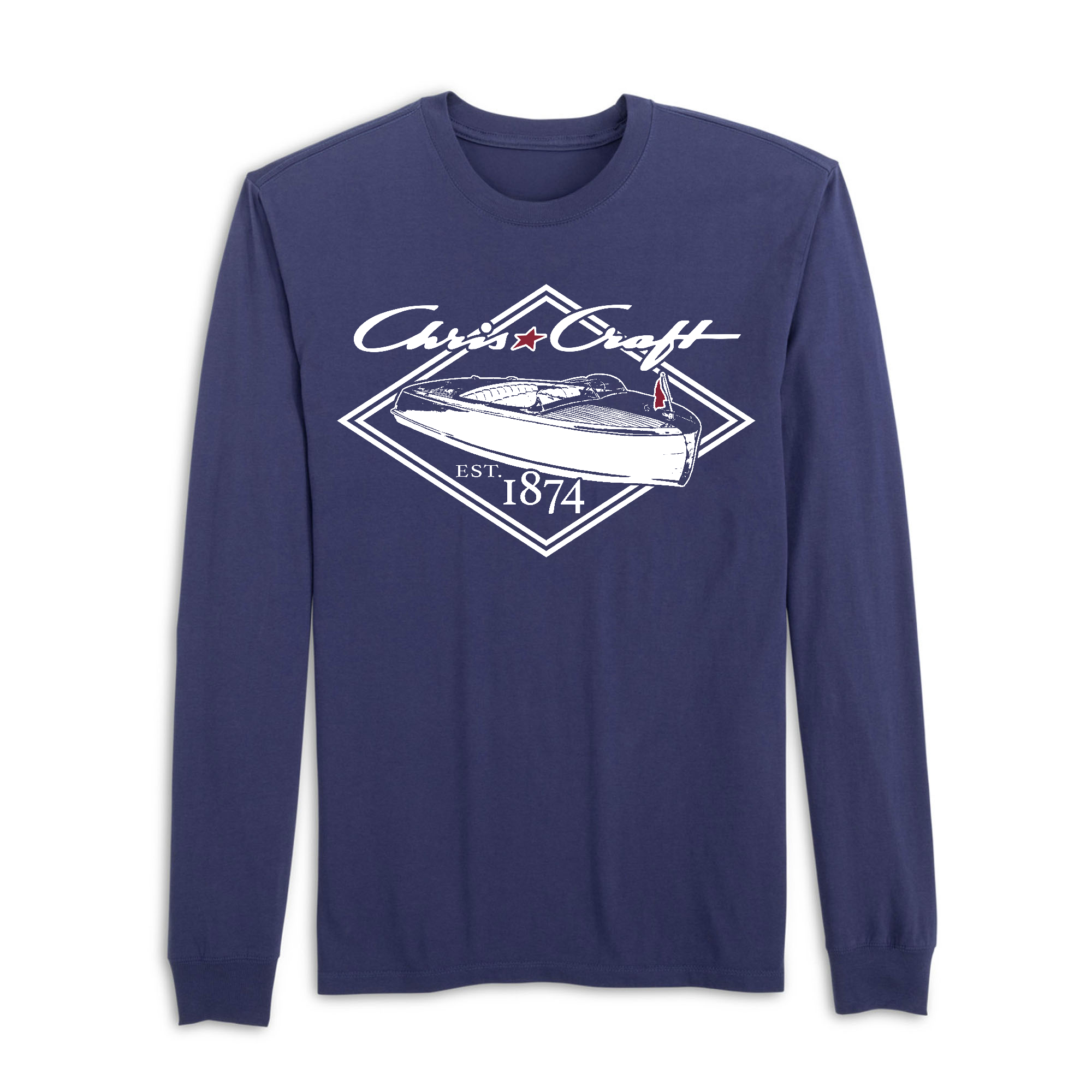 Mens Small Navy Style_Long Sleeve
