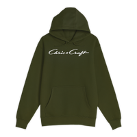 Unisex Small Army Pullover Hooded Sweatshirt