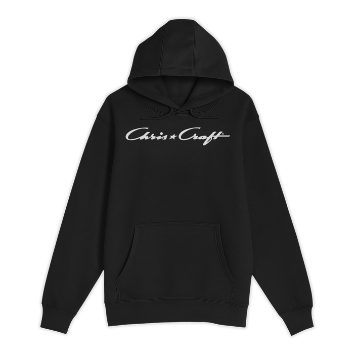 Unisex Small Black Pullover Hooded Sweatshirt
