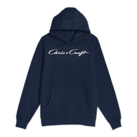 Unisex Small Navy Pullover Hooded Sweatshirt