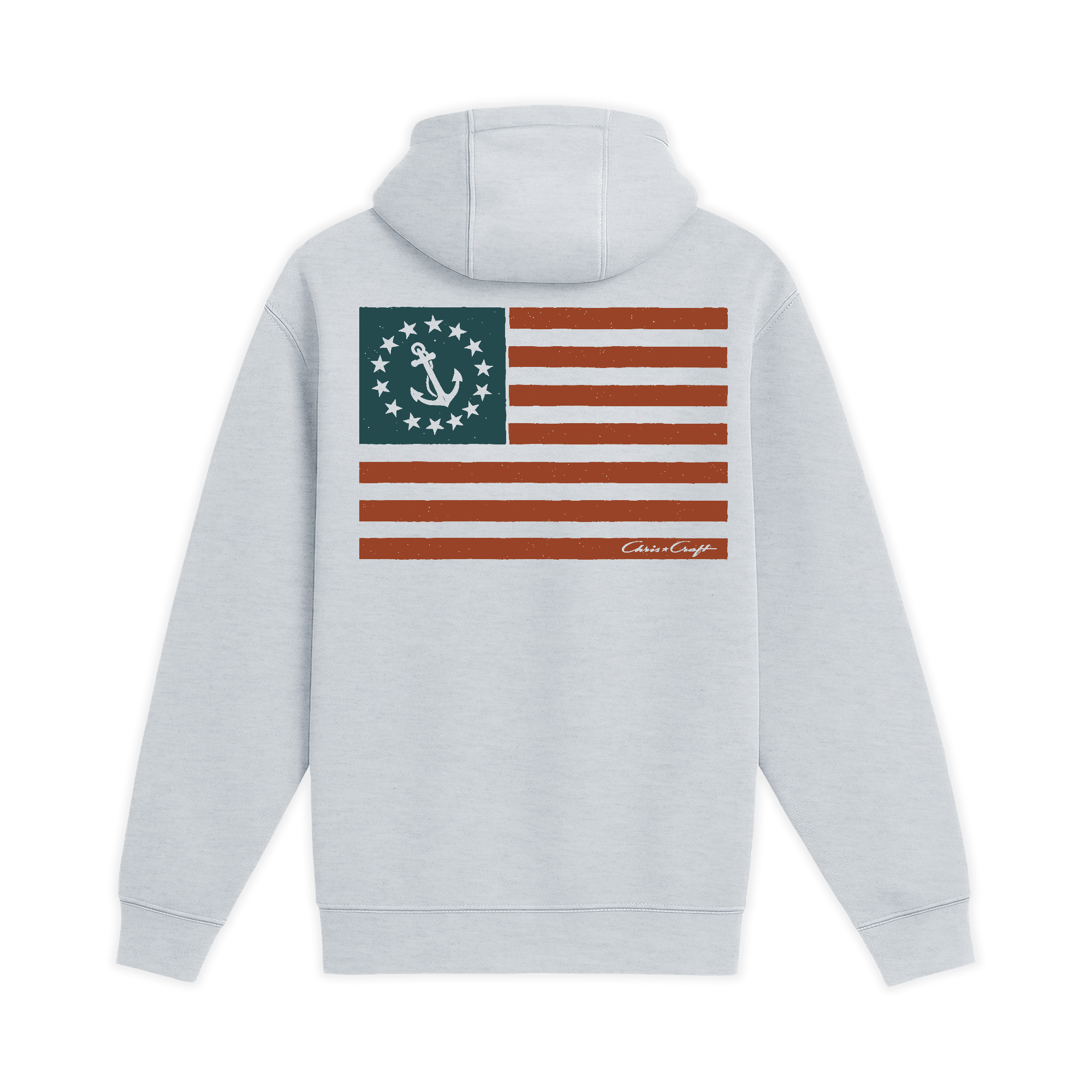 Unisex Medium Heather Gray Pullover Hooded Sweatshirt