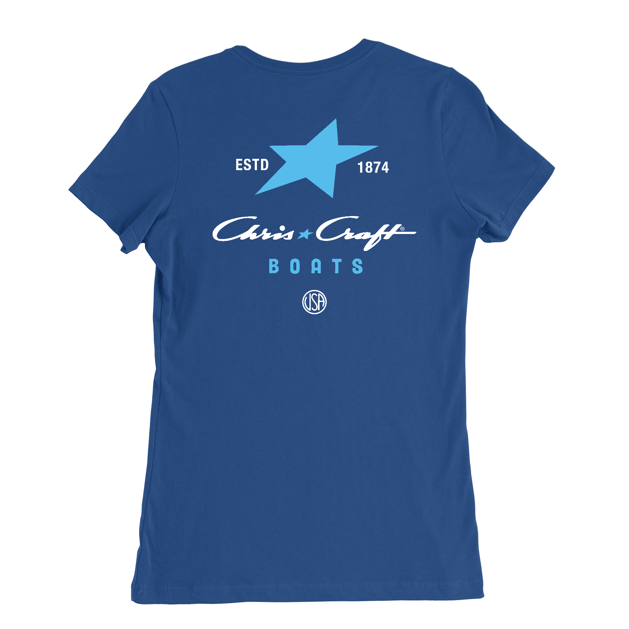 Womens Medium True Royal Style_T-Shirt