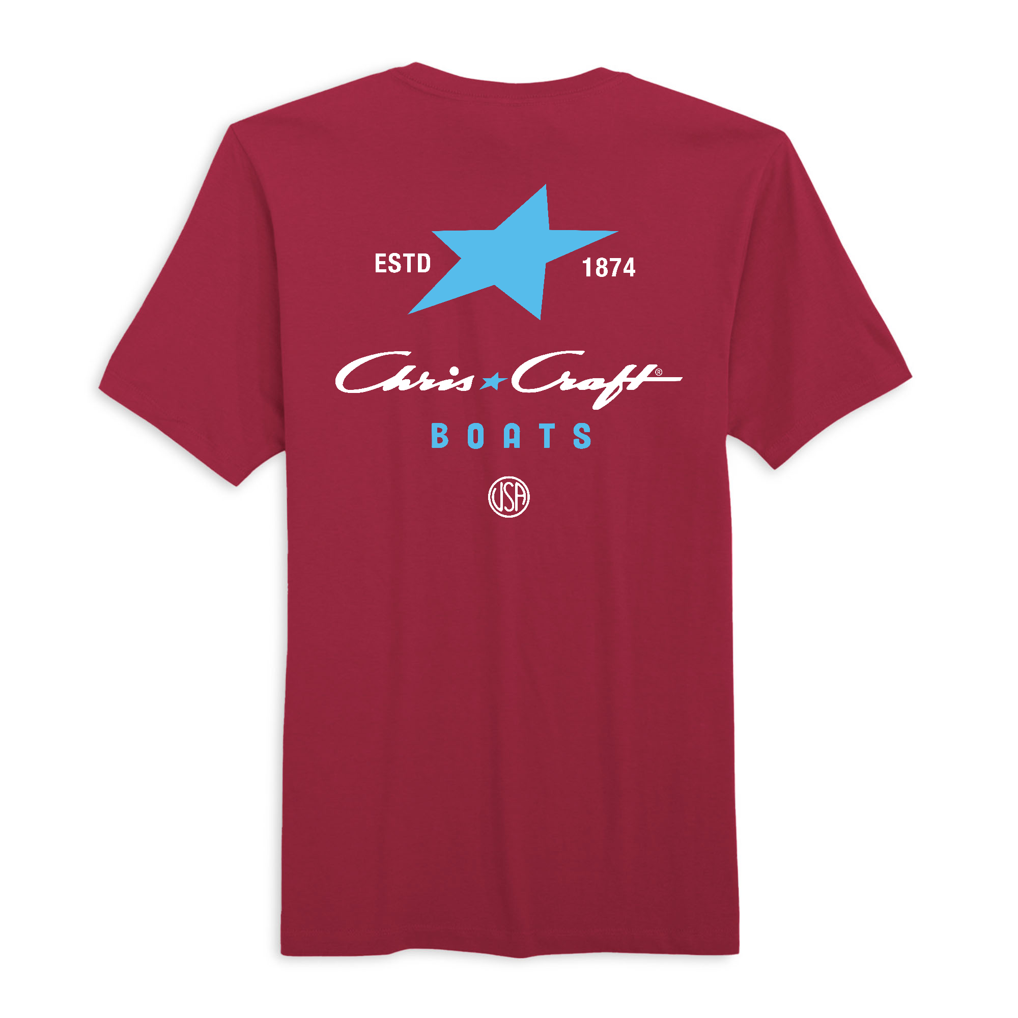Mens Medium Cardinal Style_T-Shirt