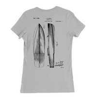 Womens Medium Solid Athletic Grey Style_T-Shirt