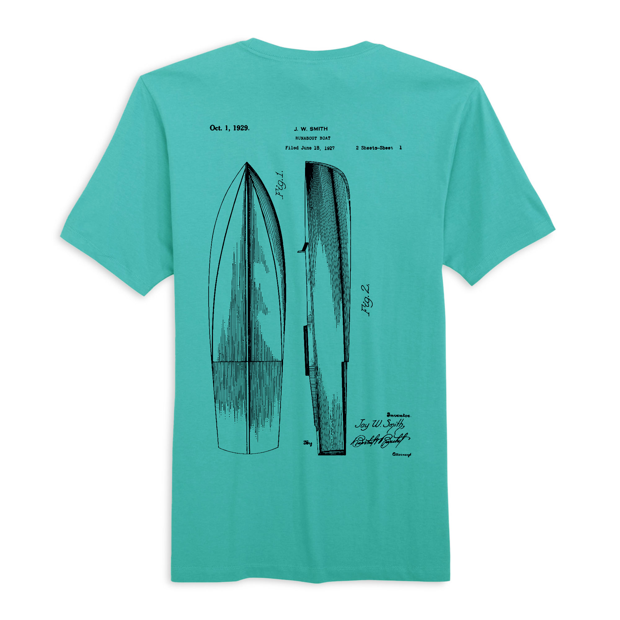 Mens Medium Green Style_T-Shirt