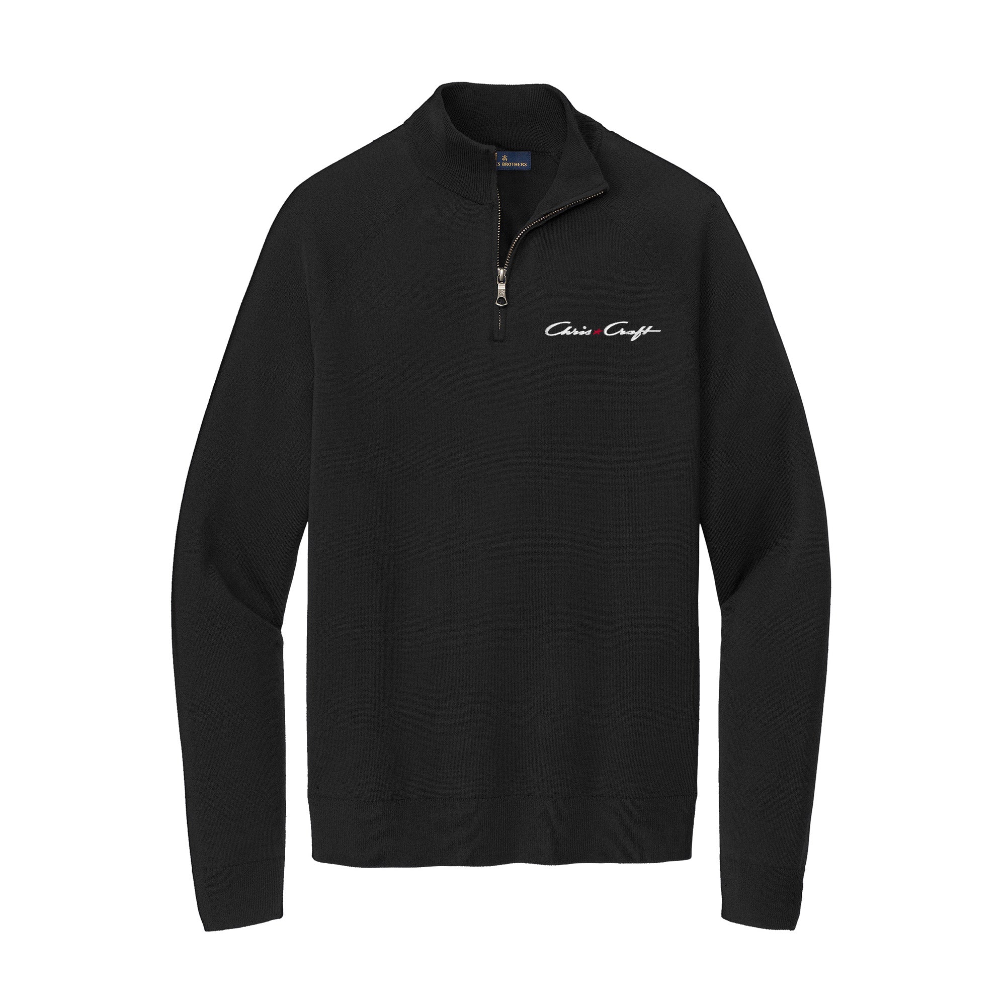Chris-Craft Men's Cotton Stretch 1/4-Zip Sweater by Brooks Brothers®