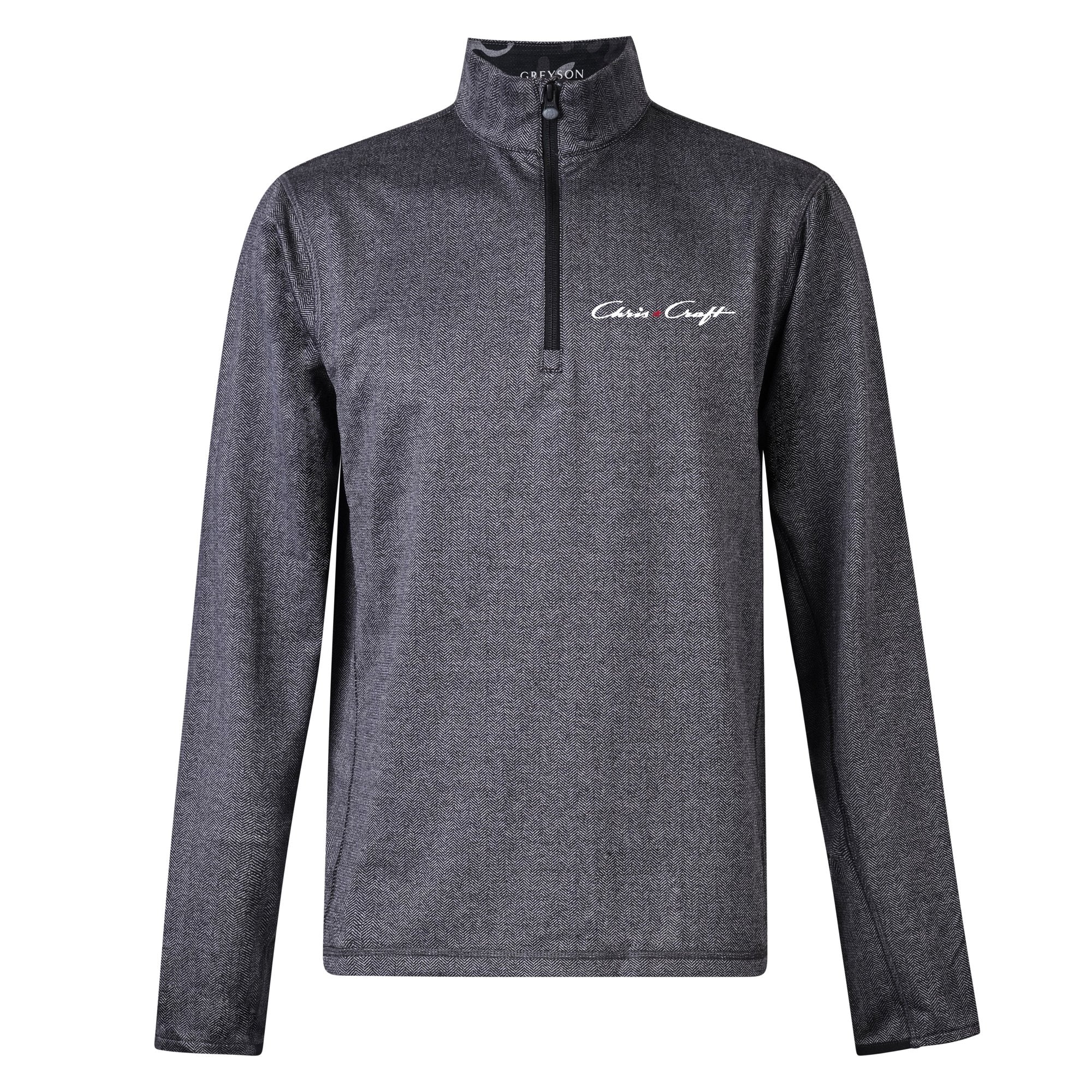 Herringbone Tate Quarter-Zip by Greyson