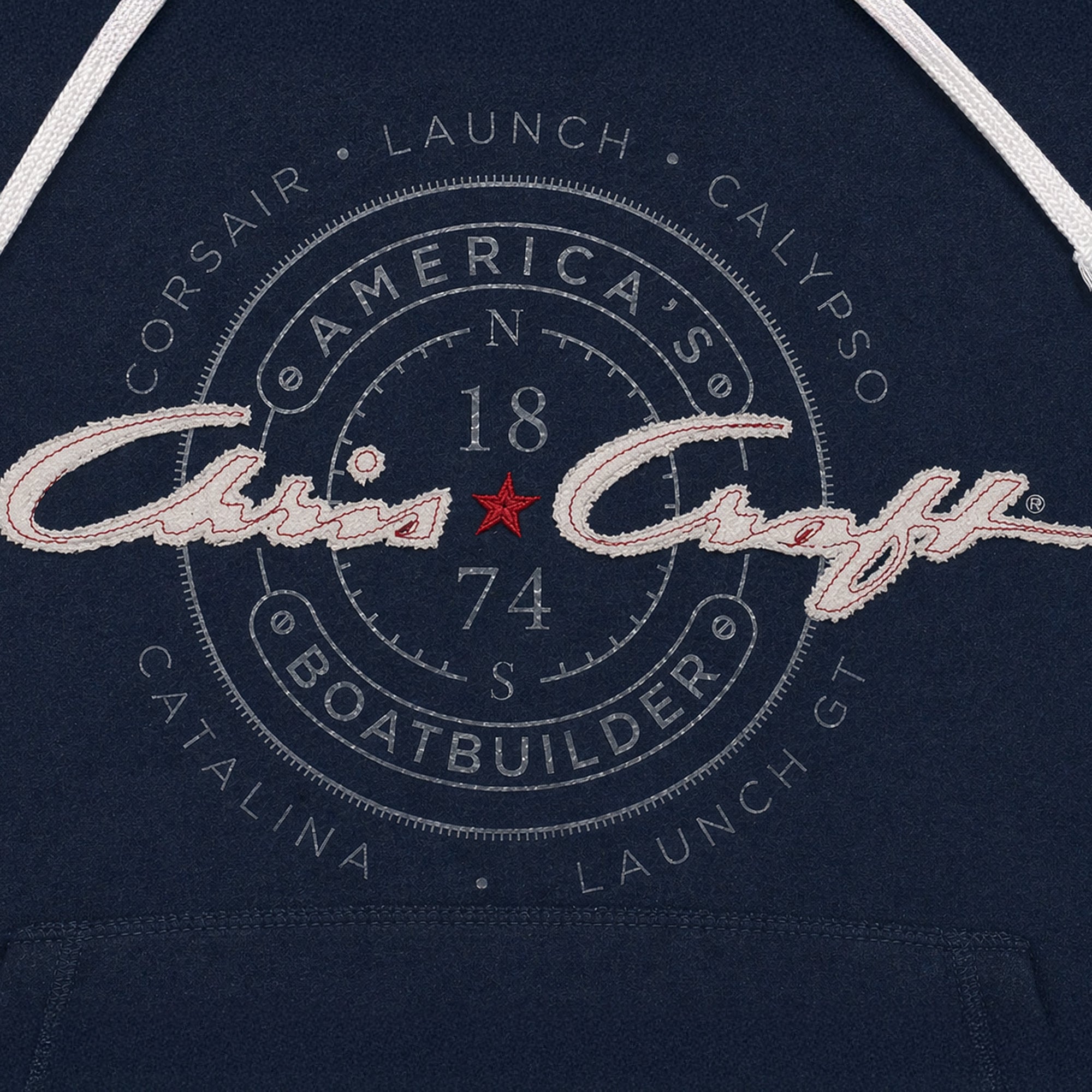 Chris-Craft Heritage Mixed Media Hoodie