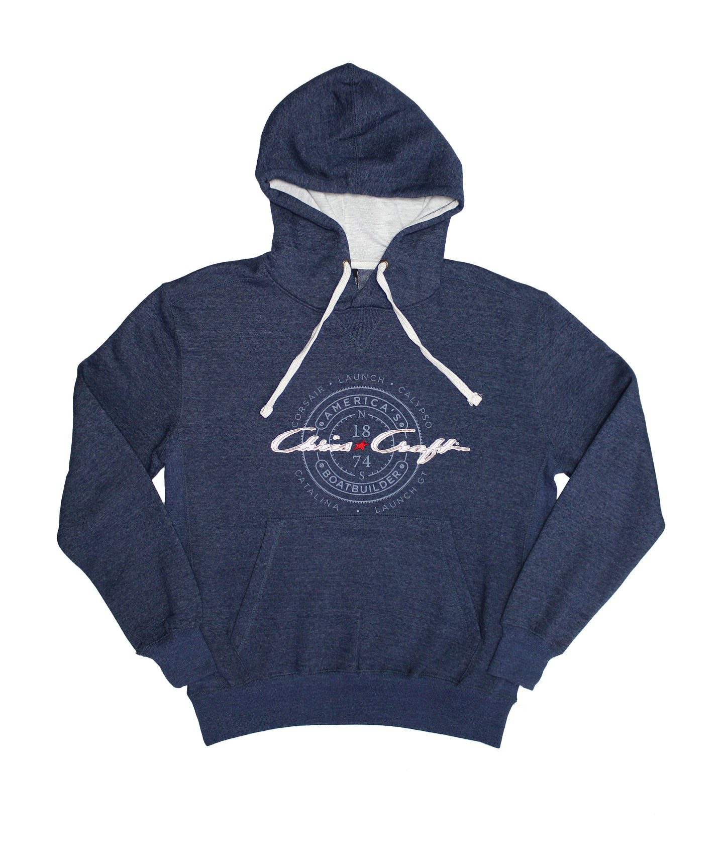 Chris-Craft Hoodie Fleece Pullover Classic Logo in Circle