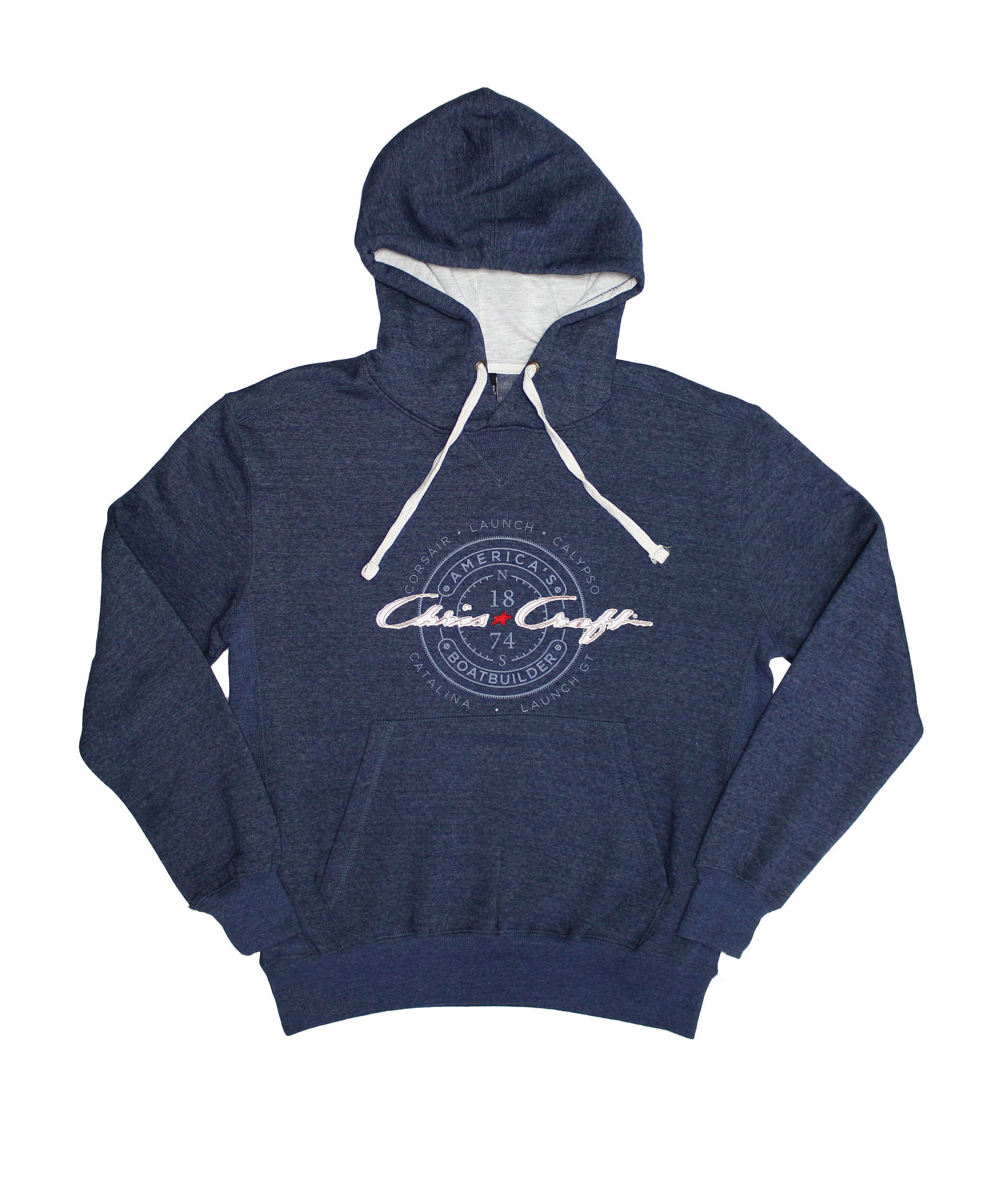 Chris-Craft Classic Circle Logo Fleece Pullover Hoodie