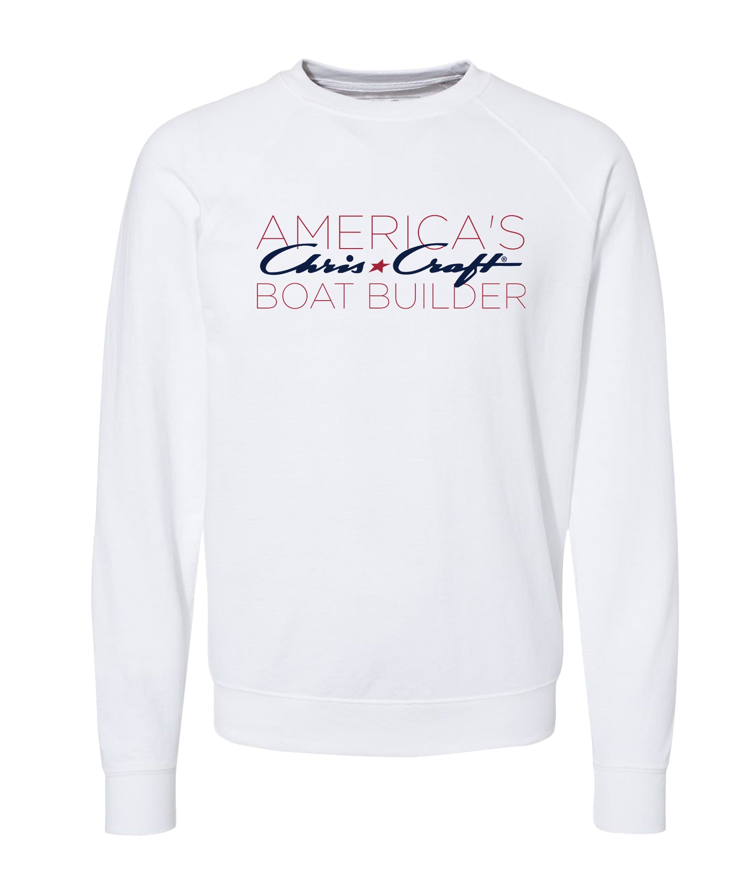 Chris Craft America s Boat Builder Men s Crewneck Sweatshirt